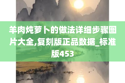 羊肉炖萝卜的做法详细步骤图片大全,复刻版正品数据_标准版453