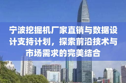 宁波挖掘机厂家直销与数据设计支持计划，探索前沿技术与市场需求的完美结合