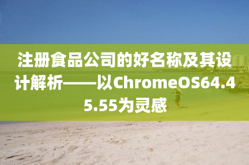 注册食品公司的好名称及其设计解析——以ChromeOS64.45.55为灵感