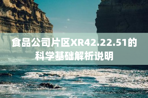 食品公司片区XR42.22.51的科学基础解析说明