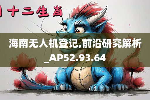 海南无人机登记,前沿研究解析_AP52.93.64