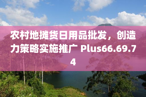 农村地摊货日用品批发，创造力策略实施推广 Plus66.69.74