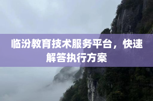 临汾教育技术服务平台，快速解答执行方案