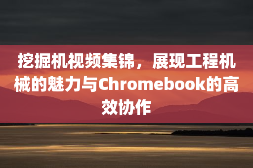 挖掘机视频集锦，展现工程机械的魅力与Chromebook的高效协作