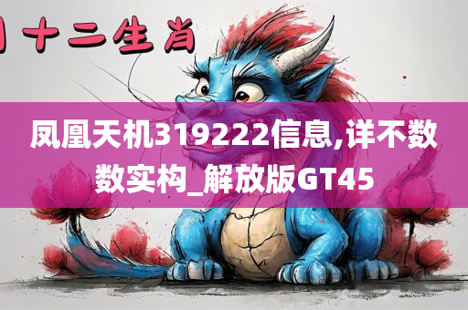 凤凰天机319222信息,详不数数实构_解放版GT45