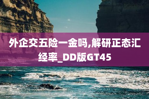 外企交五险一金吗,解研正态汇经率_DD版GT45