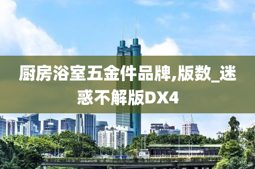 厨房浴室五金件品牌,版数_迷惑不解版DX4