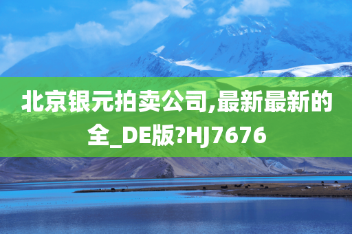 北京银元拍卖公司,最新最新的全_DE版?HJ7676