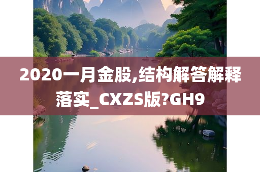 2020一月金股,结构解答解释落实_CXZS版?GH9