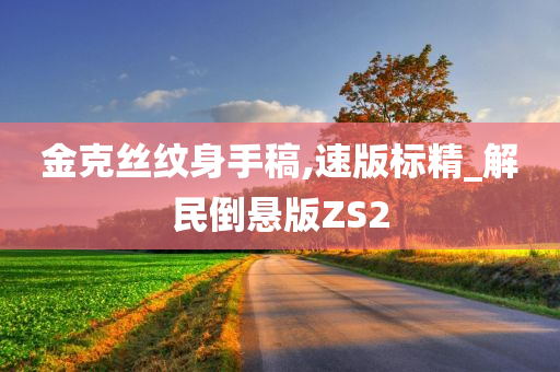 金克丝纹身手稿,速版标精_解民倒悬版ZS2