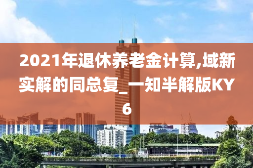 2021年退休养老金计算,域新实解的同总复_一知半解版KY6