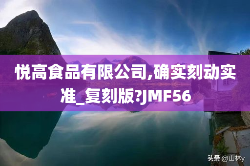 悦高食品有限公司,确实刻动实准_复刻版?JMF56