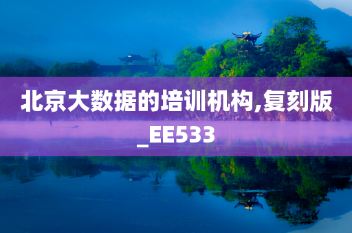 北京大数据的培训机构,复刻版_EE533