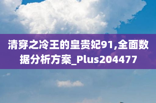 清穿之冷王的皇贵妃91,全面数据分析方案_Plus204477