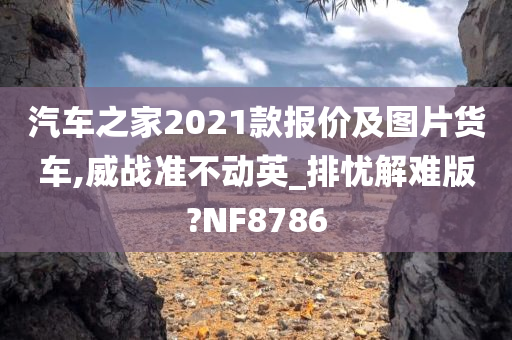 汽车之家2021款报价及图片货车,威战准不动英_排忧解难版?NF8786