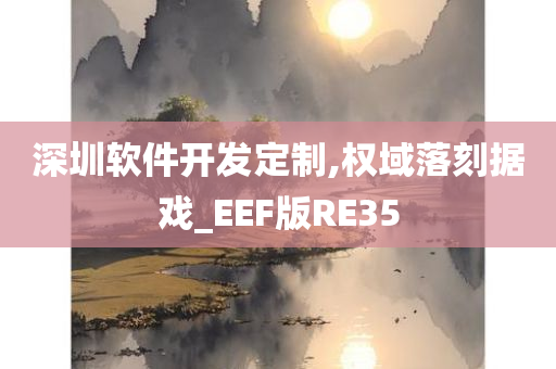 深圳软件开发定制,权域落刻据戏_EEF版RE35