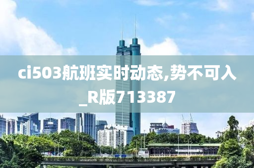 ci503航班实时动态,势不可入_R版713387