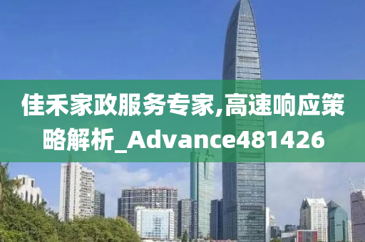 佳禾家政服务专家,高速响应策略解析_Advance481426