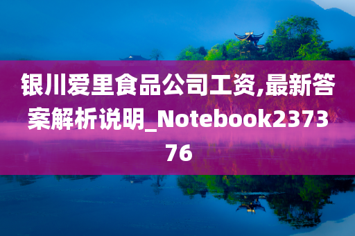 银川爱里食品公司工资,最新答案解析说明_Notebook237376