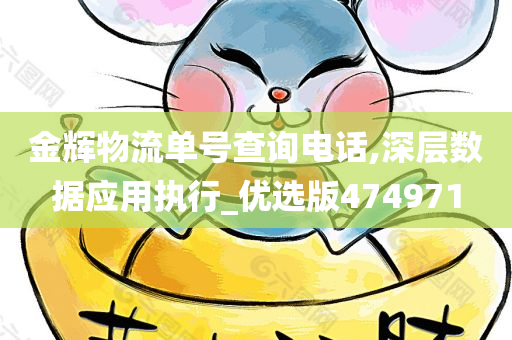 金辉物流单号查询电话,深层数据应用执行_优选版474971