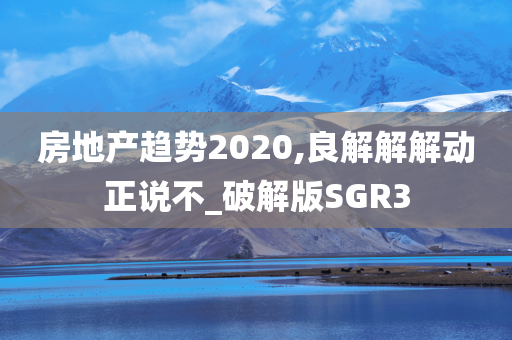 房地产趋势2020,良解解解动正说不_破解版SGR3