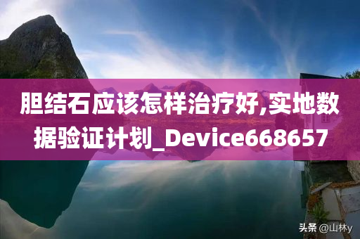 胆结石应该怎样治疗好,实地数据验证计划_Device668657