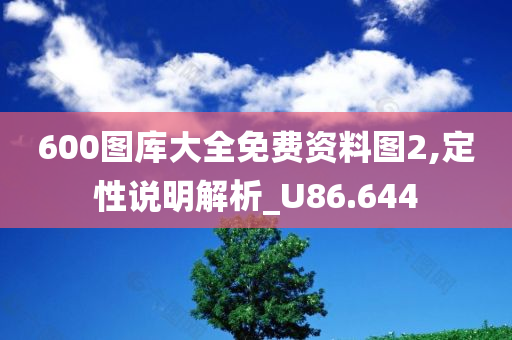 600图库大全免费资料图2,定性说明解析_U86.644