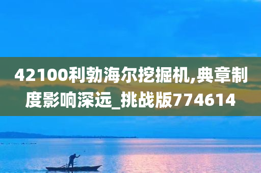 42100利勃海尔挖掘机,典章制度影响深远_挑战版774614