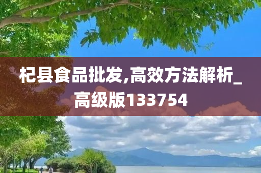 杞县食品批发,高效方法解析_高级版133754