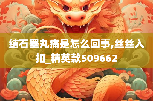 结石睾丸痛是怎么回事,丝丝入扣_精英款509662