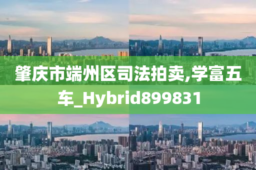 肇庆市端州区司法拍卖,学富五车_Hybrid899831