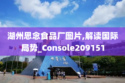 湖州思念食品厂图片,解读国际局势_Console209151