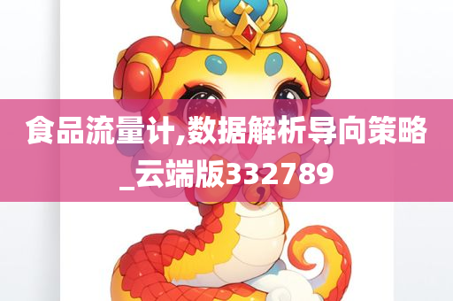 食品流量计,数据解析导向策略_云端版332789