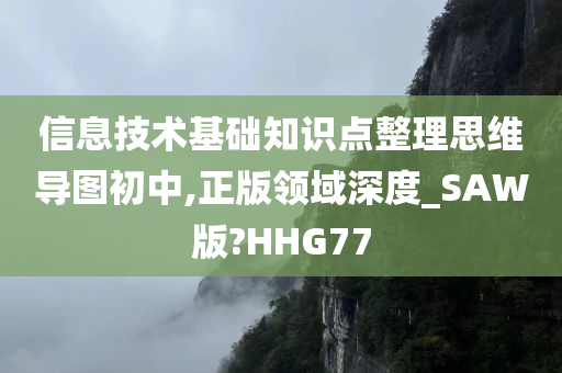 信息技术基础知识点整理思维导图初中,正版领域深度_SAW版?HHG77