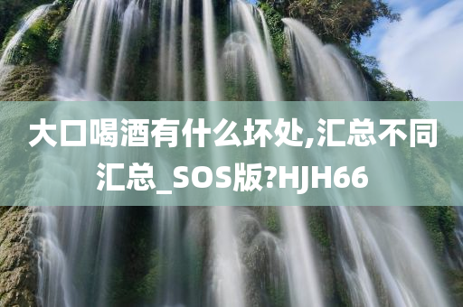 大口喝酒有什么坏处,汇总不同汇总_SOS版?HJH66