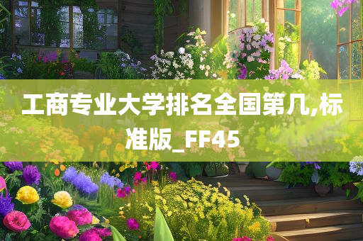 工商专业大学排名全国第几,标准版_FF45