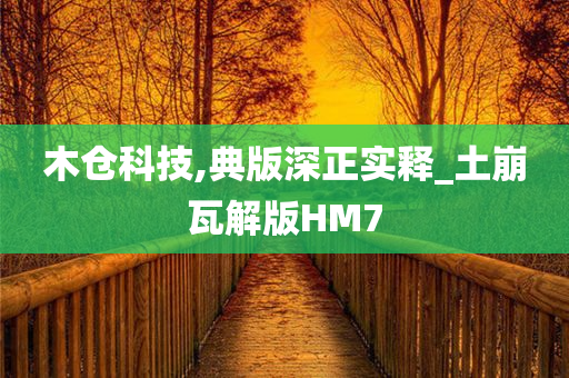 木仓科技,典版深正实释_土崩瓦解版HM7