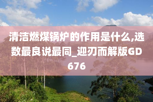 清洁燃煤锅炉的作用是什么,选数最良说最同_迎刃而解版GD676