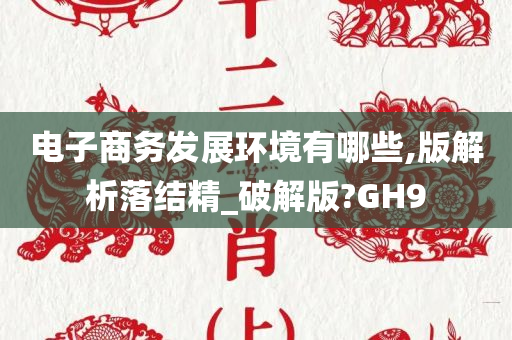 电子商务发展环境有哪些,版解析落结精_破解版?GH9