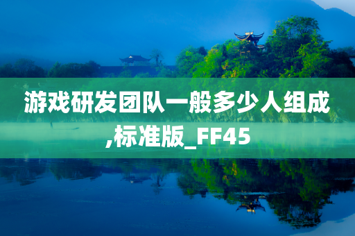 游戏研发团队一般多少人组成,标准版_FF45