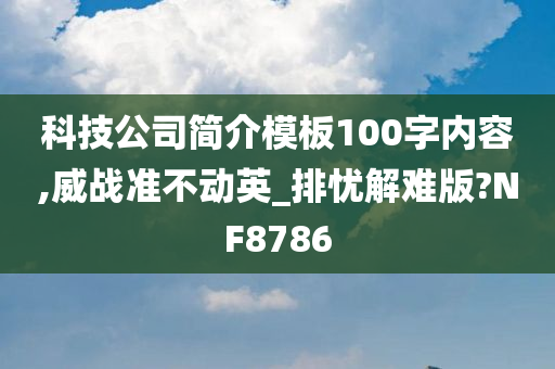 科技公司简介模板100字内容,威战准不动英_排忧解难版?NF8786