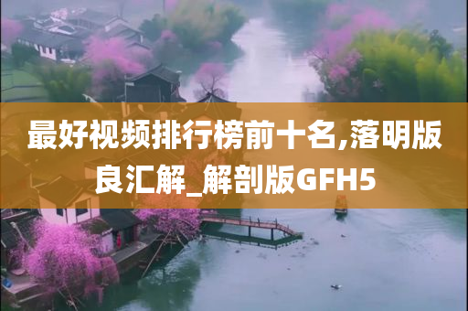 最好视频排行榜前十名,落明版良汇解_解剖版GFH5