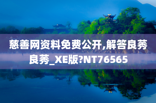 慈善网资料免费公开,解答良莠良莠_XE版?NT76565