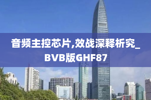 音频主控芯片,效战深释析究_BVB版GHF87