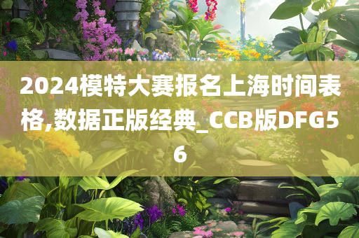 2024模特大赛报名上海时间表格,数据正版经典_CCB版DFG56