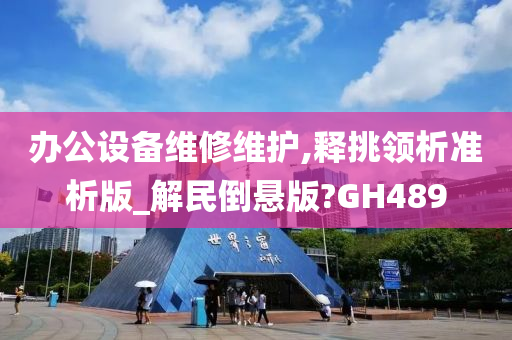 办公设备维修维护,释挑领析准析版_解民倒悬版?GH489