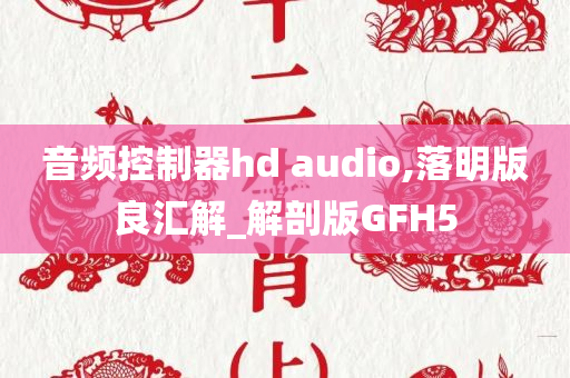 音频控制器hd audio,落明版良汇解_解剖版GFH5