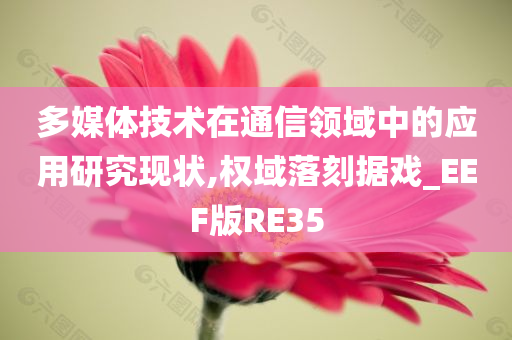 多媒体技术在通信领域中的应用研究现状,权域落刻据戏_EEF版RE35