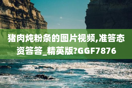 猪肉炖粉条的图片视频,准答态资答答_精英版?GGF7876