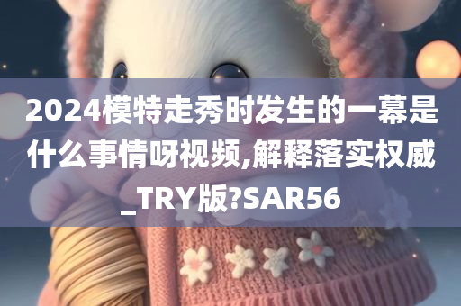 2024模特走秀时发生的一幕是什么事情呀视频,解释落实权威_TRY版?SAR56